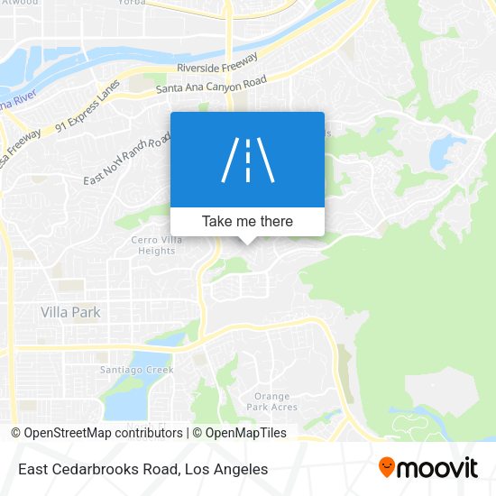Mapa de East Cedarbrooks Road