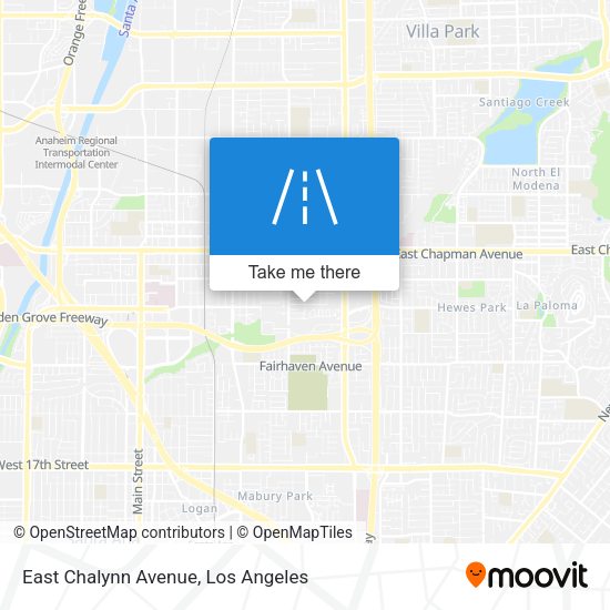 Mapa de East Chalynn Avenue