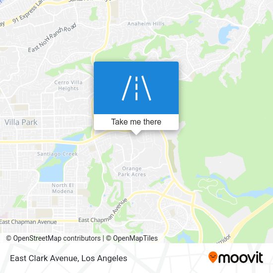 East Clark Avenue map
