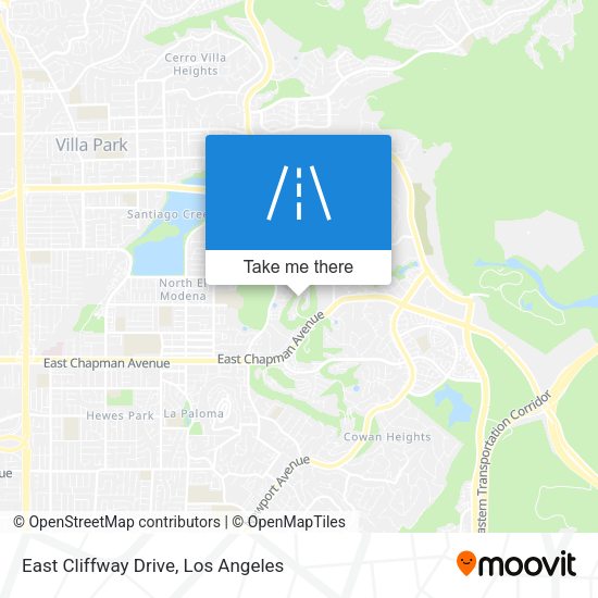 Mapa de East Cliffway Drive