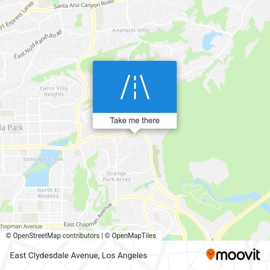 Mapa de East Clydesdale Avenue