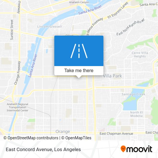 Mapa de East Concord Avenue