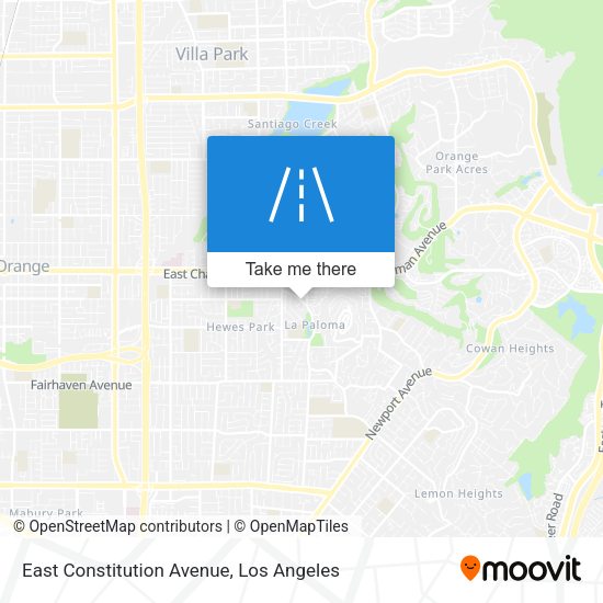 East Constitution Avenue map