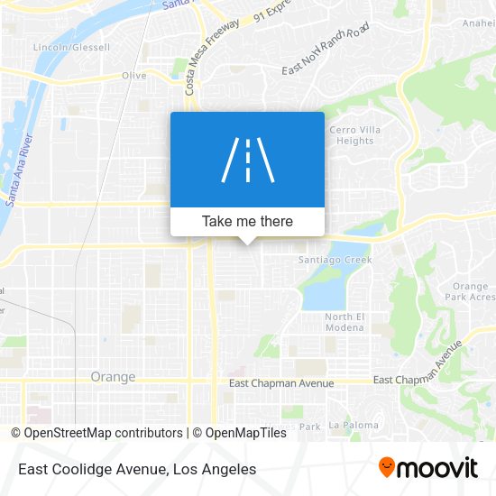 East Coolidge Avenue map