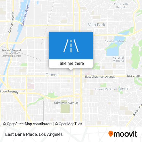 Mapa de East Dana Place