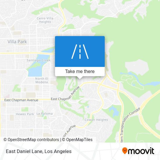 East Daniel Lane map