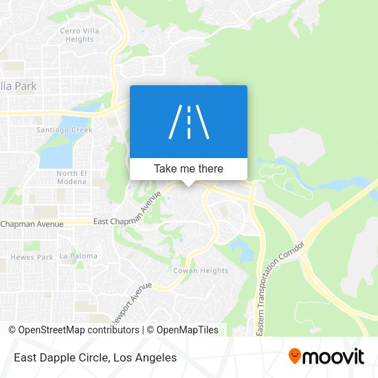 East Dapple Circle map