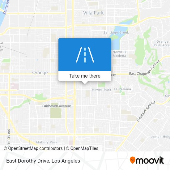 East Dorothy Drive map