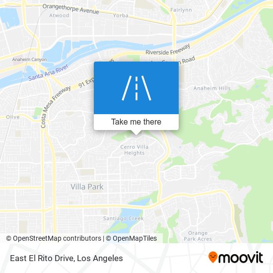 Mapa de East El Rito Drive