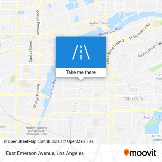 East Emerson Avenue map