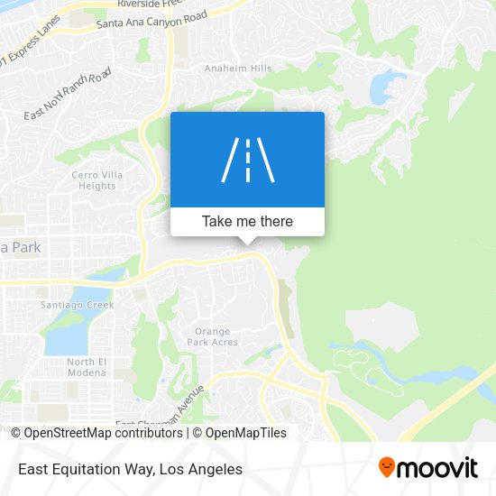 East Equitation Way map