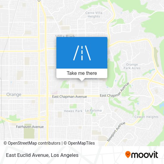 Mapa de East Euclid Avenue