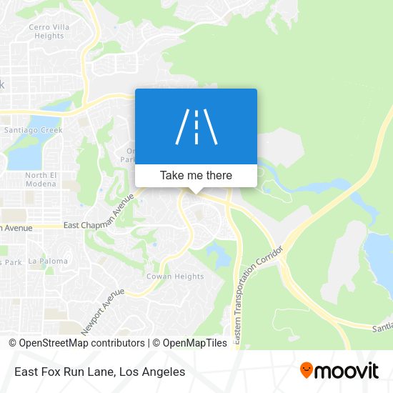 Mapa de East Fox Run Lane