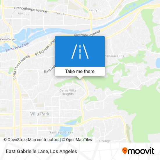 East Gabrielle Lane map