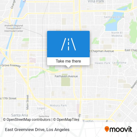 East Greenview Drive map