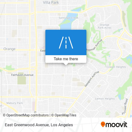 East Greenwood Avenue map