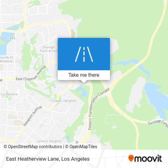 East Heatherview Lane map