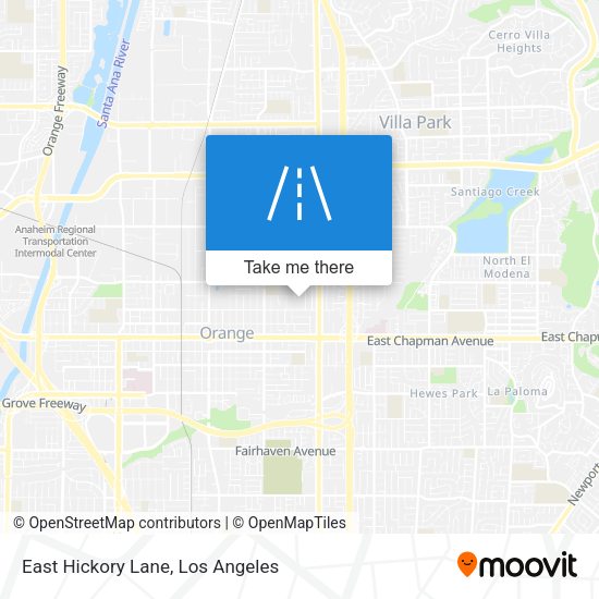Mapa de East Hickory Lane