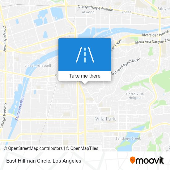 East Hillman Circle map