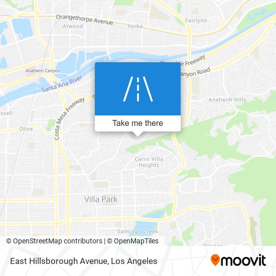 Mapa de East Hillsborough Avenue