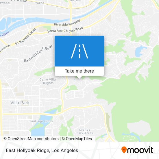 Mapa de East Hollyoak Ridge