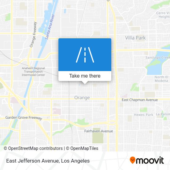 East Jefferson Avenue map