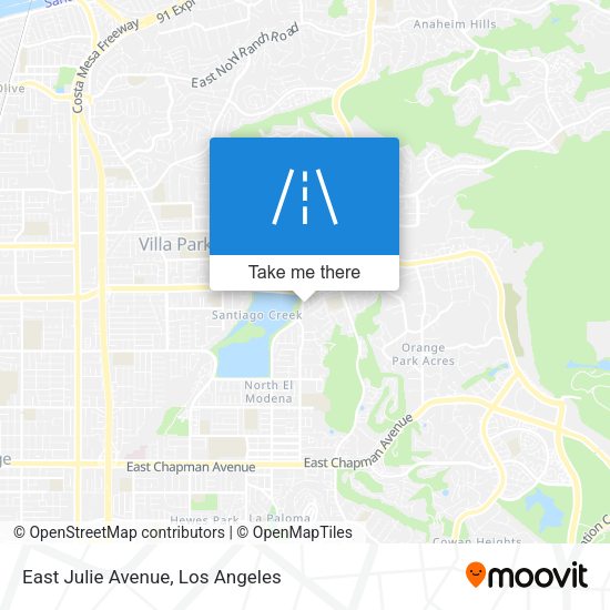 East Julie Avenue map