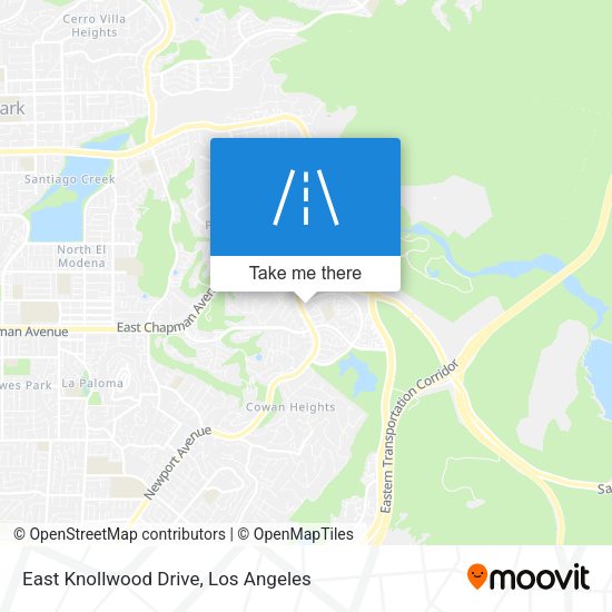 Mapa de East Knollwood Drive