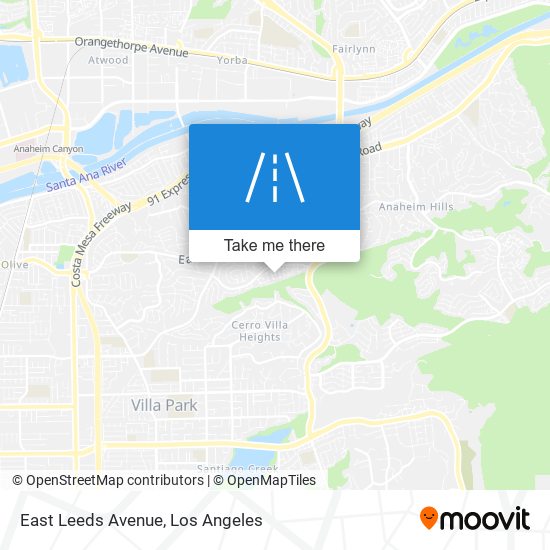 East Leeds Avenue map