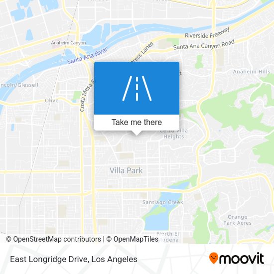 East Longridge Drive map