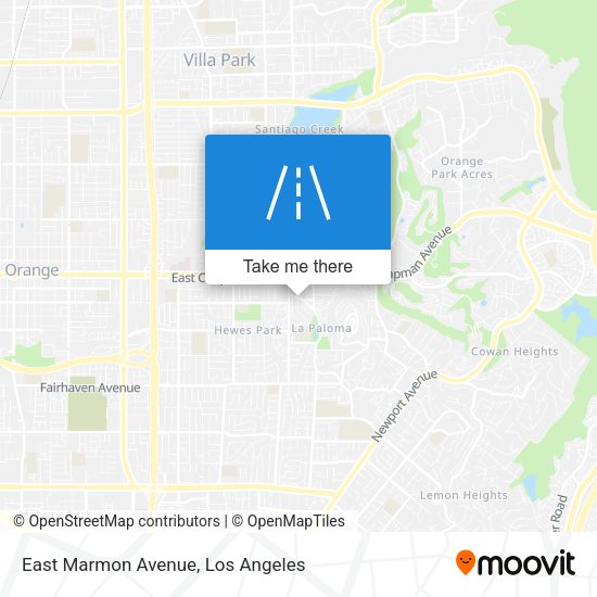 East Marmon Avenue map