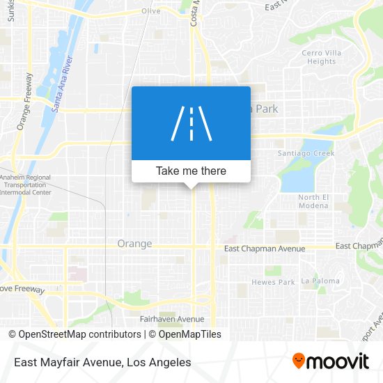 East Mayfair Avenue map