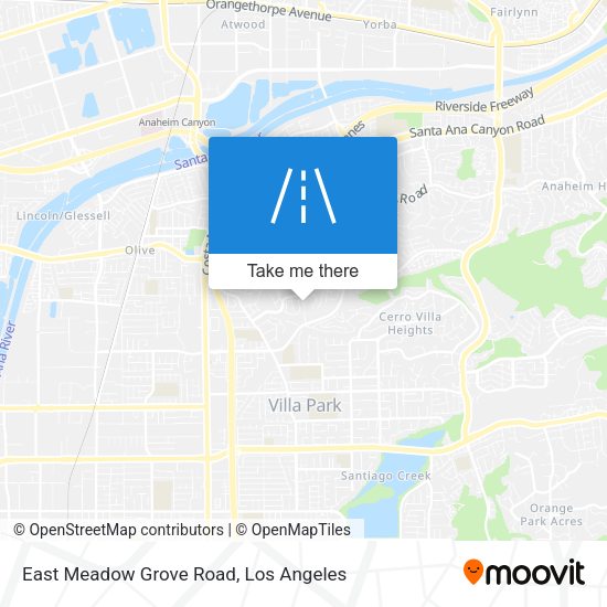Mapa de East Meadow Grove Road