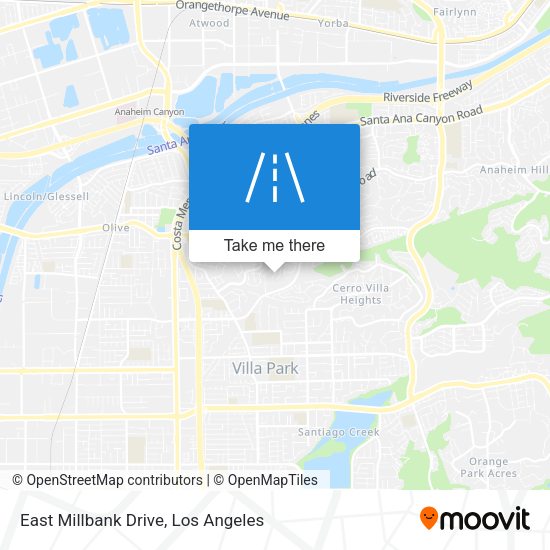 East Millbank Drive map