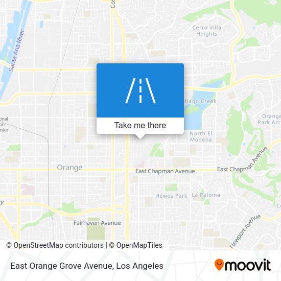 Mapa de East Orange Grove Avenue