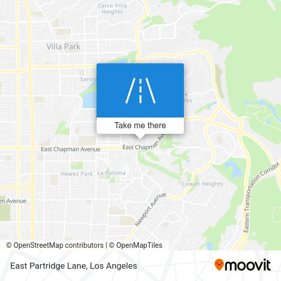 Mapa de East Partridge Lane