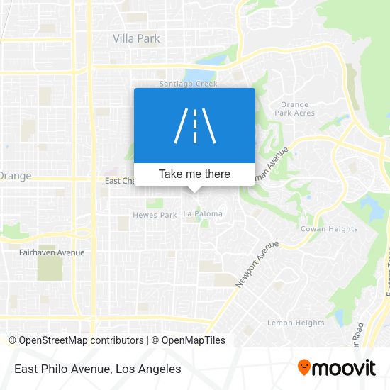East Philo Avenue map