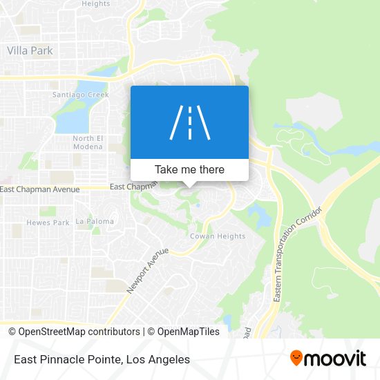 East Pinnacle Pointe map