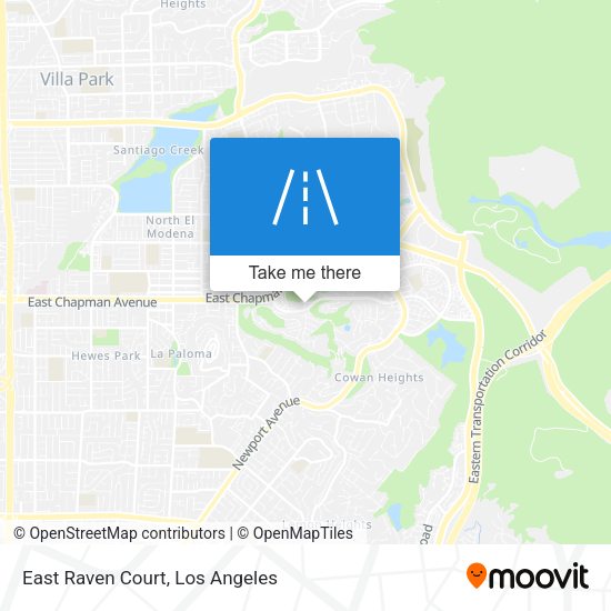 East Raven Court map