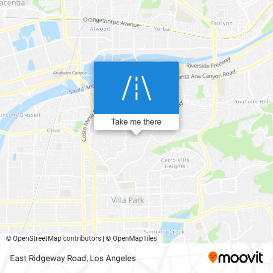 East Ridgeway Road map