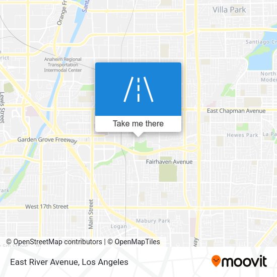East River Avenue map