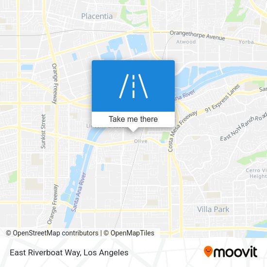East Riverboat Way map