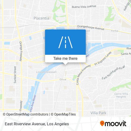Mapa de East Riverview Avenue
