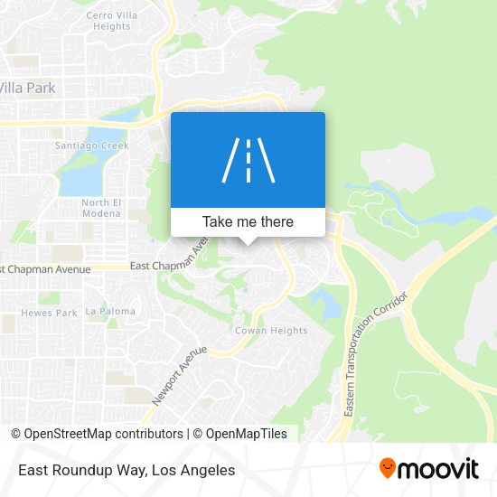 East Roundup Way map