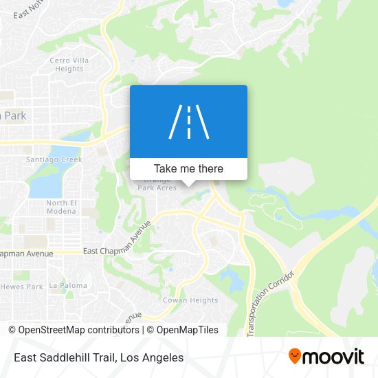 East Saddlehill Trail map
