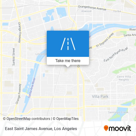 Mapa de East Saint James Avenue