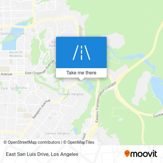 East San Luis Drive map