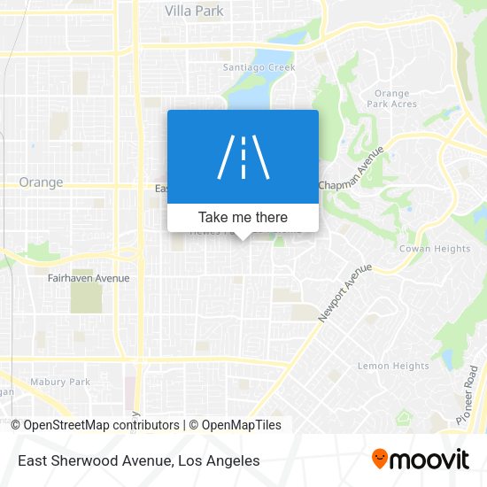East Sherwood Avenue map