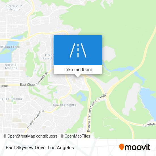 East Skyview Drive map