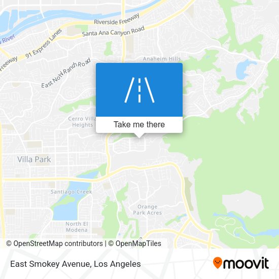 East Smokey Avenue map